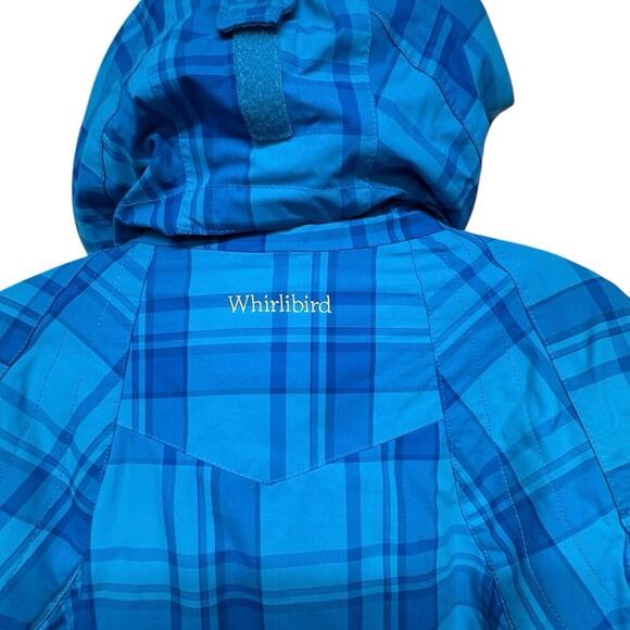 Columbia Blue Whirlibird™ V Interchange Jacket Zip Out Liner Venting Hood Size S - Picture 15 of 16